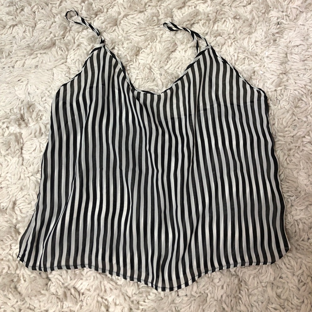 American apparel sheer tank top!